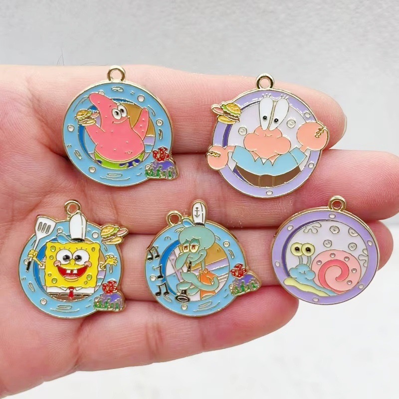 Anime Merchandise Gift - 10 stuks cartoon anime legering oliedruppel